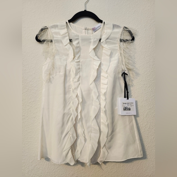 Red Valentino Silk Top - Picture 1 of 15